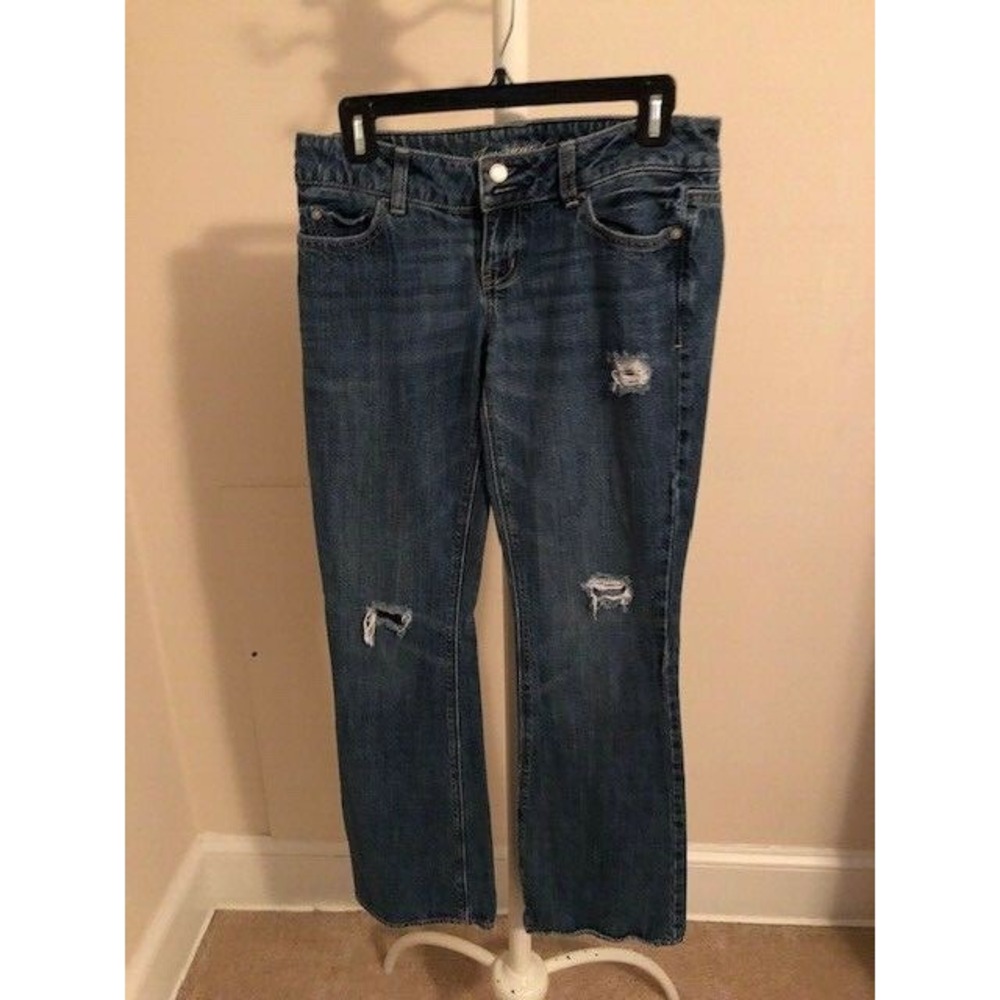 American Eagle Jeans Holes Size 4 Regular
